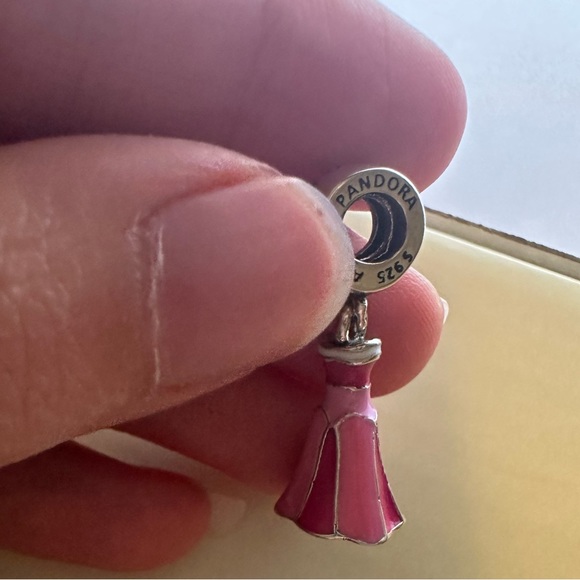 NWOT Pandora x Disney Aurora's Dress Dangle Charm- 791921enmx - Picture 10 of 15